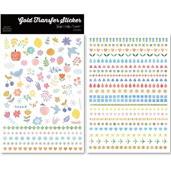 Mini Decorative Crystal Transfer Stickers Cute UV-DTF Decal