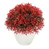 Artificial Potted Topiary Shrubs - , Fade-Resistant, for Office, Home&Indoor Decoration