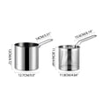 thumbnail image 1 of Mini Deep Fryer with Basket 304 Stainless Steel Multi Functional Cookware for Chicken Fries, Compact Countertop Design, 1 Piece, 1 of 6
