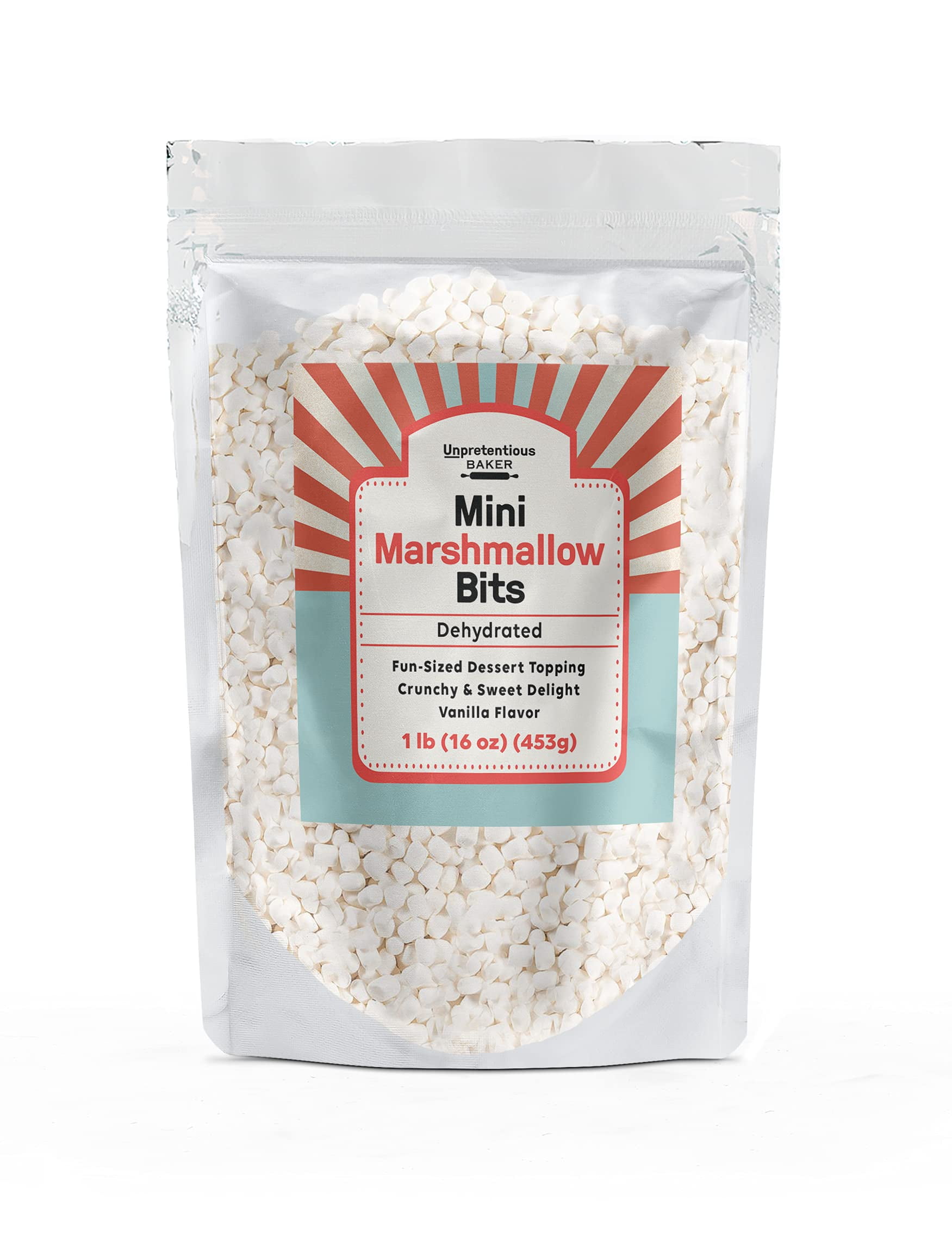 Mini Dehydrated Marshmallow Bits By Unpretentious Baker, 1 Lb, Topper