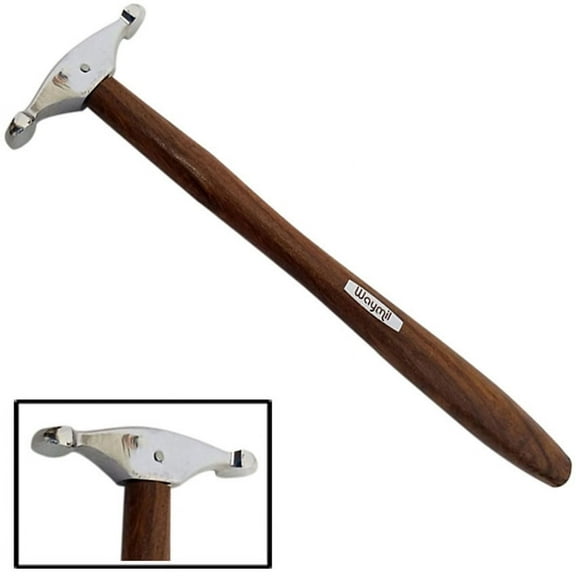 Mini Designer Hammer Narrow Raising Forming Jewlers Metalsmith Hammers