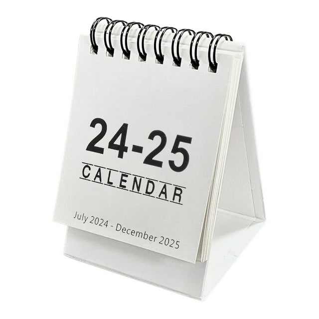 Mini Desk Calendar 2025 2025 For Planning Daily Scheduler Small