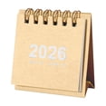 thumbnail image 1 of Mini Desk Calendar 2025-2026 - July 2025 to Dec 2026 Small Desktop Calendar, Small Standing Desk Table Top Schedule Calendars for Home Office School, 3''x2.6'' Little Notepad Calendar, 1 of 9