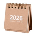 thumbnail image 1 of Mini Desk Calendar 2025-2026 - July 2025 to Dec 2026 Small Desktop Calendar, Small Standing Desk Table Top Schedule Calendars for Home Office School, 3''x2.6'' Little Notepad Calendar, 1 of 9