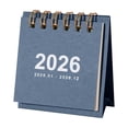thumbnail image 1 of Mini Desk Calendar 2025-2026 - July 2025 to Dec 2026 Small Desktop Calendar, Small Standing Desk Table Top Schedule Calendars for Home Office School, 3''x2.6'' Little Notepad Calendar, 1 of 9