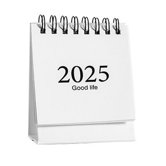 Mini Desk Calendar 2025, Small Standing Flip Desk Calendar 2025, 2025