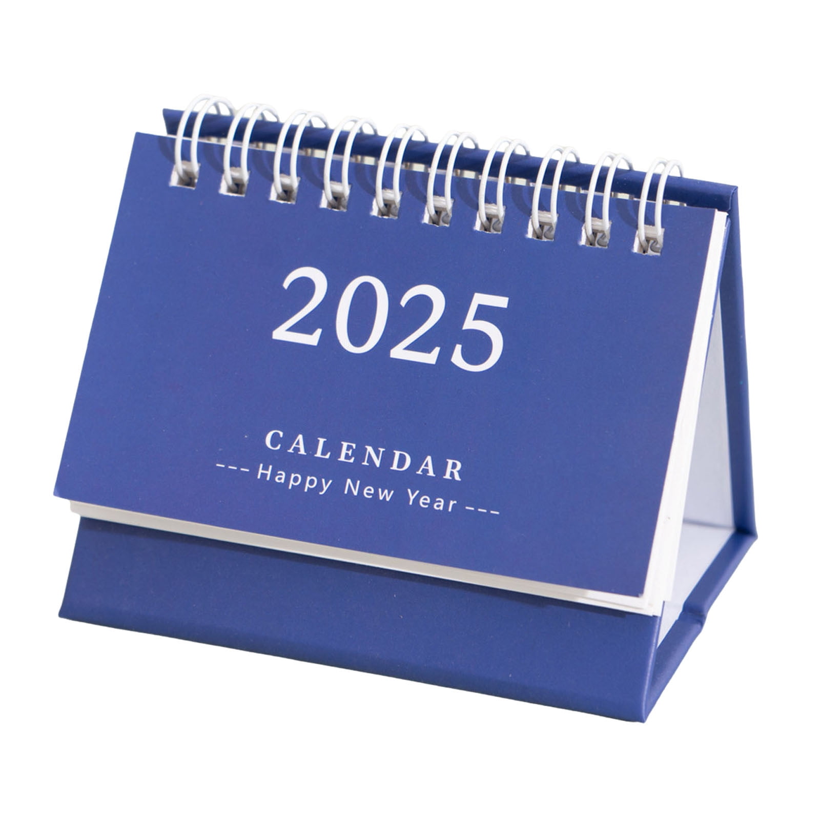 Mini Desk Calendar 2025 with Stand 12 Month Small Standing Flip Daily ...