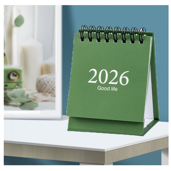 Mini Desk Calendar 2026-2027, January 2026 until July 2027, 19 Months ...