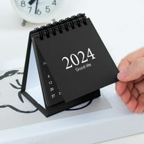 Mini Desk Calendar, Small Desktop Calendar Mini Desk Top Calendar, Standing Desk Calendar 2024 Tiny Desk Calendar for Home Office School