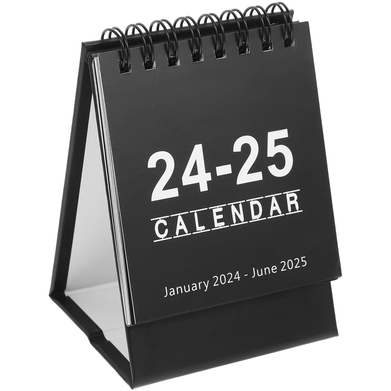 Mini Desk Calendars 2024 2025 Flip Calendar Standing Desk Calendar for Home Office