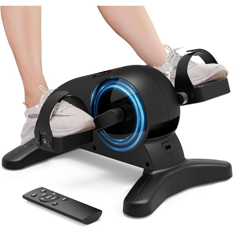 Mini Under Desk Exercise Bike Pedal Exerciser, Motorized Setting