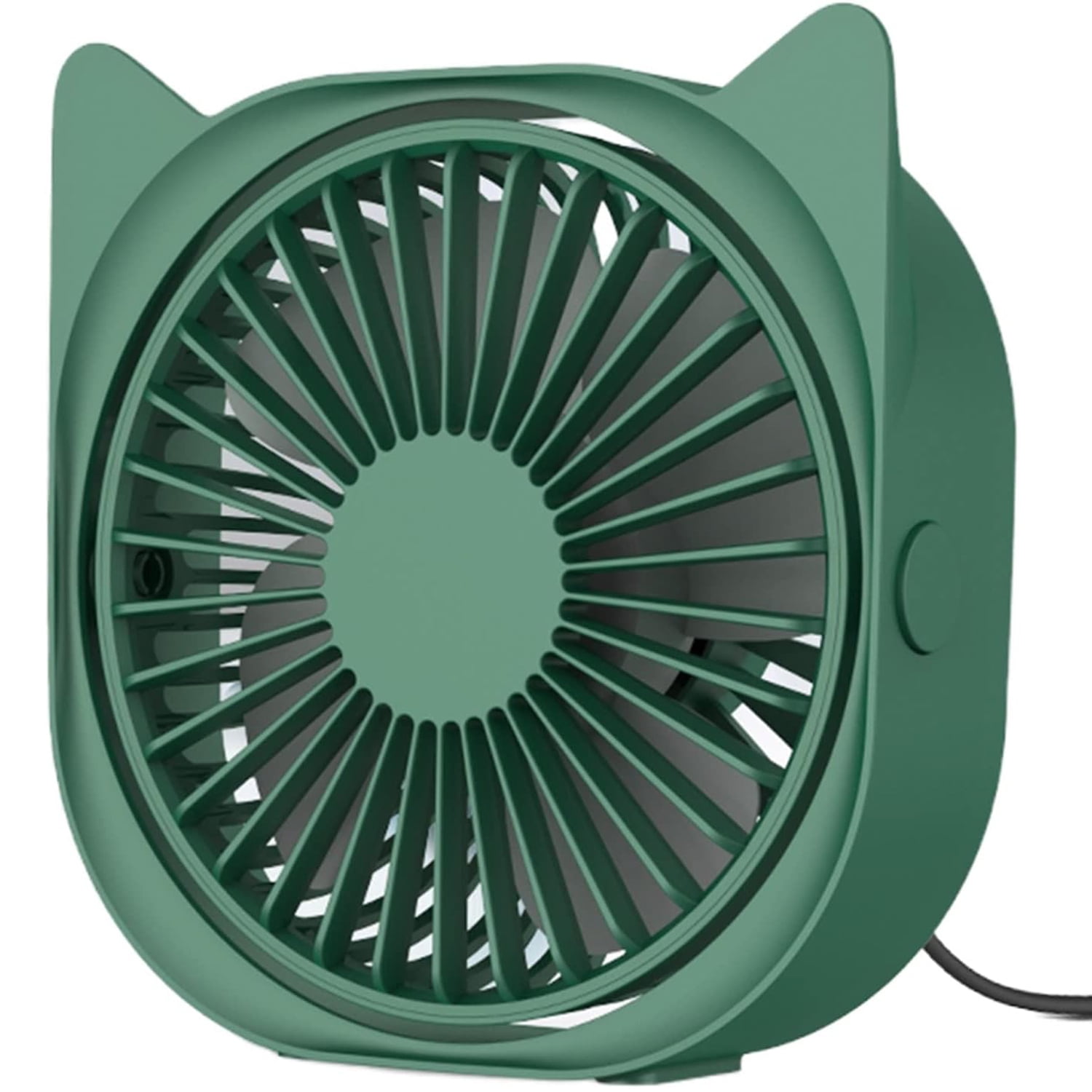 Mini Desk Fan, Small Quiet USB Desk Fans, USB Powered, 3 Wind Speeds