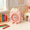 thumbnail image 1 of Mini Desk Fan USB Rechargeable Portable Cooling Fan, Cute Ice Cream Design Adjustable Speed Quiet Operation Compact Size, for Bedroom Office Desk Travel and Home Use, 1 of 6