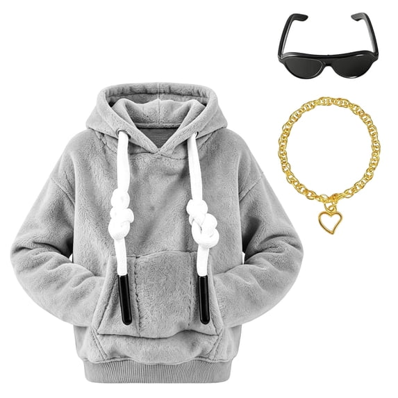 Mini Desk Goose Outfit,Warm Insulated Winter Coat with Hood for Home Livngroom Bedroom Countertop Goose Decoration