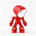 thumbnail image 1 of Mini Desk Lamp, DIY Night Light with Playful Character Design, Small Table Lamp for Bedroom Office Desk Decor, Compact Plastic Ambient Lighting, Cute Decorative Lamp Gift for Adults Teens, Red, 1 of 5