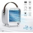thumbnail image 1 of Mini Desktop Air Conditioner Cooler Ice Cooling Fan USB Rechargeable Portable Household Office Summer Silent Fan Radiator, 1 of 8