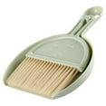 thumbnail image 1 of Mini Desktop Broom and Dustpan Set – Portable Cleaning Brush for Desk, Keyboard, Office, and Home Use (Green), 1 of 4