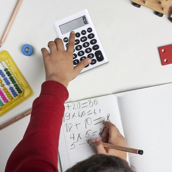 Mini Desktop Calculator | 8-Digit LCD Display | Portable Pocket Size | Lightweight Battery-Powered | High Sensitivity Keys | Home Office Business Use | Durable Buttons | Candy Color Design