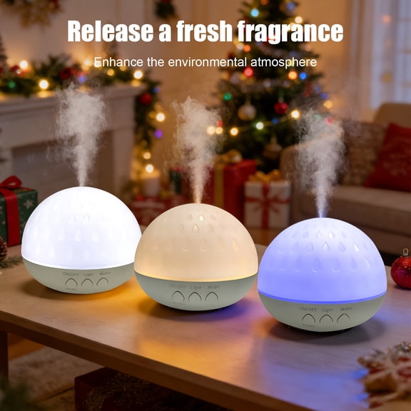 Mini Desktop Essential Oil Diffuser with Color LED Light, Timer, and Quiet Operation, USB Powered, Auto Shut-Off, Ideal for Creating Relaxing Atmospheres in Various Spaces