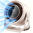 thumbnail image 1 of Mini Desktop Fan with USB Direct Plug, Compact Personal Cooling Fan for Office Bedroom Travel, No Battery Quiet Operation, 1 of 4
