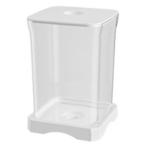 Mini Desktop Fish Tank - 2 Styles (Individual/Ambient Light) - Rectangular with Top Feeding Hole & Built-in Bottom Light