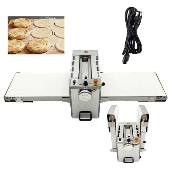 Mini Desktop Foldable Puff Pastry Dough Pressing Machine Commercial Electric 110V