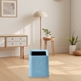 thumbnail image 1 of Mini Desktop Garbage Can Square Wastebasket No Lid - Small Trash Bin for Office Desk, Study, Living Room, Coffee Table - Compact Polypropylene Waste Container for Home, Bedroom, Vanity - 1 Pack, 1 of 6