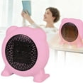thumbnail image 1 of Mini Desktop Heater for Bedroom and Office, Portable Battery-Powered Space Heater,Cordless Rechargeable Pink Heater with Fast Heating and Low Noise,Personal Heater for Small Rooms small space heater, 1 of 7