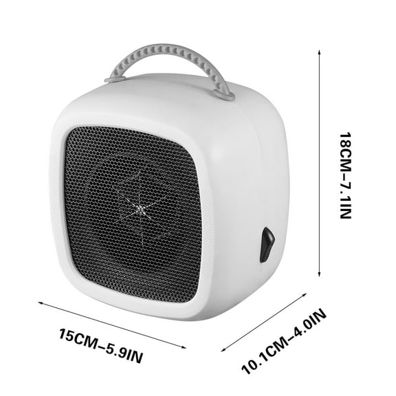 Mini Desktop Heater With Portable Handle 2 Models Small Household Mini Quick Heating Heater Livingroom Bedroom Heating Fan