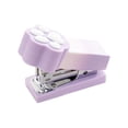 thumbnail image 1 of Mini Desktop Stapler 2.56x1.57x1.26in Including 400 Staples Small Cute Gradient Office Supply Capacity 15 Sheets(Purple/B), 1 of 6