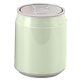 thumbnail image 1 of Mini Desktop Trash Can with Lid, Small Portable Plastic Wastebasket for Bedroom Countertop Office Desk, Compact Garbage Bin with Swing Lid for Home Dorm Room Use, A Trash Can, 1 of 4
