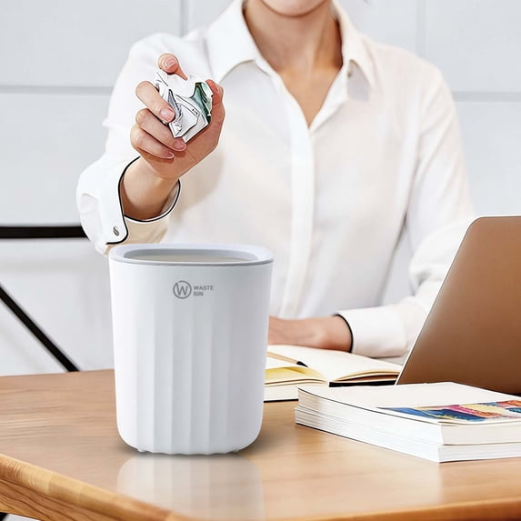 Mini Desktop Trash Can,Small Plastic Countertop Wastebasket without Lid,Compact Garbage Can for Bedroom, Bathroom, Kitchen, Office,Tabletop Storage Basket for Home & Workspace