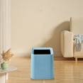 thumbnail image 1 of Mini Desktop Trash Can Square Polypropylene | Compact Open Top Garbage Bin for Office, Living Room, Study, Coffee Table | Modern Simple Design | Multipurpose Storage | 13.2x13.2x15.3cm | 1 Pc, 1 of 6