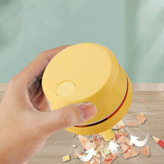 Mini Desktop Vacuum Cleaner - 3.1 x 2.3in Cordless Sweeping & Mopping Robot for Home & Office()