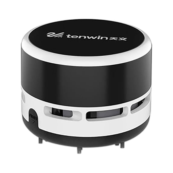 Mini Desktop Vacuum Cleaner - 3.1 x 2.4in USB Battery Powered, Cordless Dust Sweeper for Keyboard, Desk, Car & Home Office()