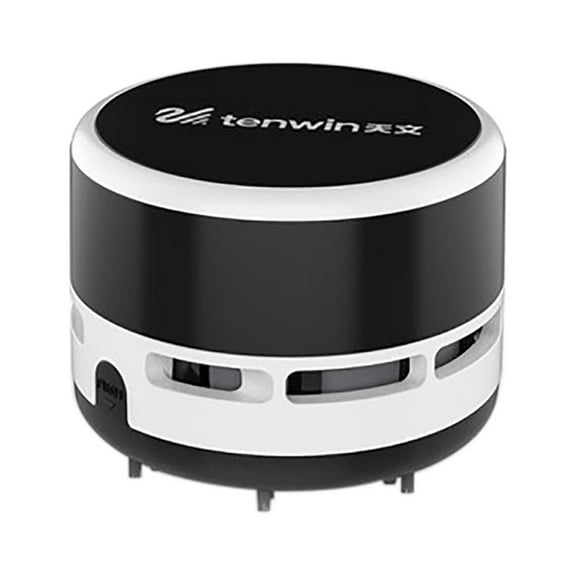 Mini Desktop Vacuum Cleaner - 3.1 x 2.4in USB Battery Powered, Cordless Dust Sweeper for Keyboard, Desk, Car & Home Office()