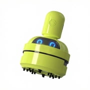 Mini Desktop Vacuum Cleaner, 3-Speed Rechargeable, USB Charging, Keyboard Cleaner for Eraser Dust, Office School, Green