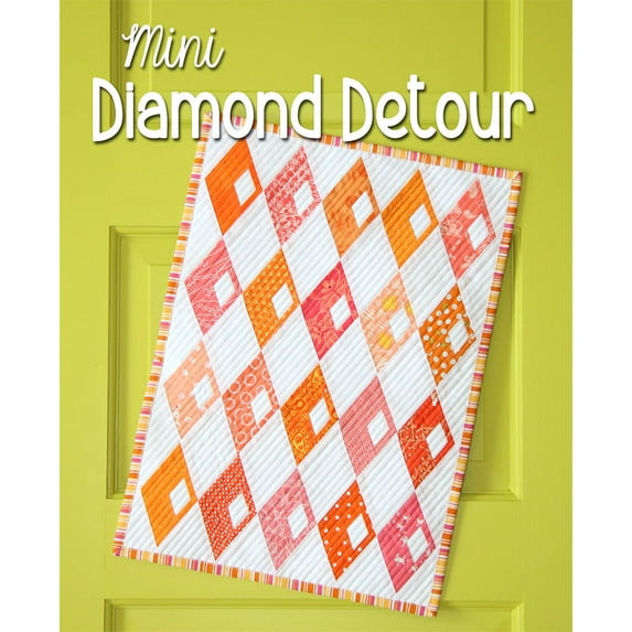 Mini Diamond Detour Mini Quilt Pattern