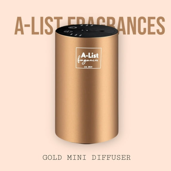 Mini Diffuser - Water & Heat-Free, Rechargeable (20ml Fragrance Oil Included)