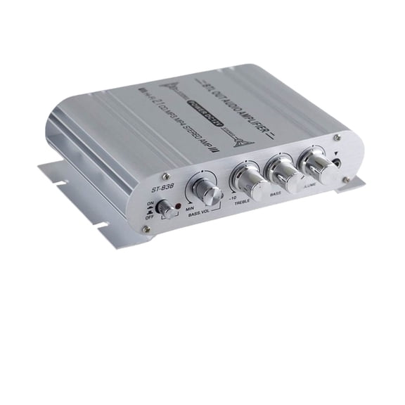 Mini Digital Buthtooth Car Power Amplifier Class D Subwoofer 2.1CH 40W 2x20W Hi-Fi MP4 Stereo Booster DVD Home BASS Player ,Powerful Sound Quality