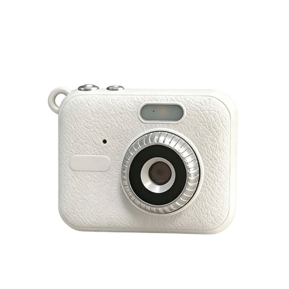 Mini Digital Camera 0.96 Inch IPS Flip Selfie Screen Retro Portable CCD Thumb Camera 1080P Video Recorder White