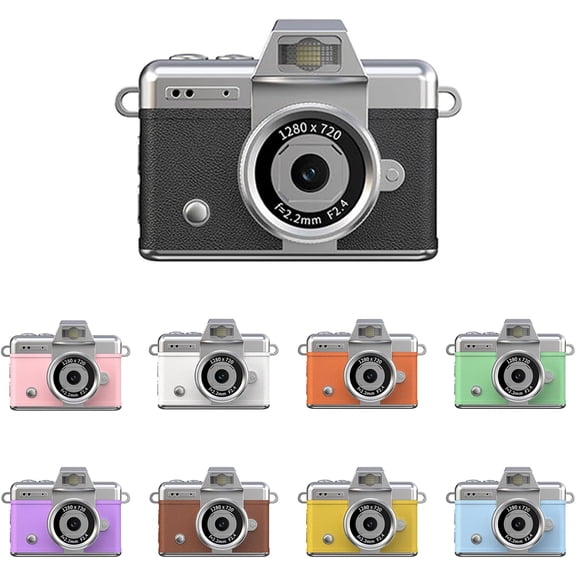 Mini Digital Camera Mini Keychain Digital Camera for Students with 1.47 in LCD Screen 1080P