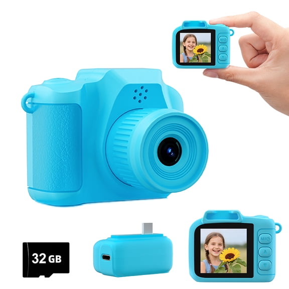 Mini Digital Camera Small Pocket Size Camera with Auto Focus & Portable Vlogging Camera for Daily Travel Photography Gift for Girls Boys