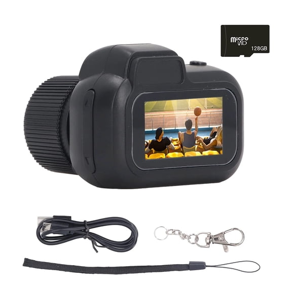 Mini Digital Camera with 0. 96 Inches Screen Loop Recording Portable 1080p HD Small Camera 8 Filter Effects for Kids Beginner