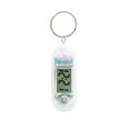thumbnail image 1 of Mini Digital Clock, Battery Powered Clock, 0.75X2.5 in Transparent Tech Casing, Portable Time Tracking, Student Testing, Quiet Operation, Purple Buttons, 1 Pc, 1 of 6