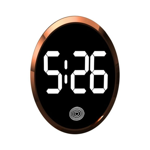 Mini Digital Clock, Small Magnetic Clock, Car Dashboard Clock, LED Time Display Digital Clock, Stick on Dashboard Car Clock, Stick On Digital Clock for Car Dashboard