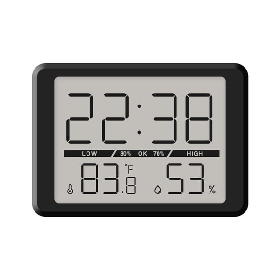 Mini Digital Clock With Magnetic Suction For Refrigerators And Flat Surfaces