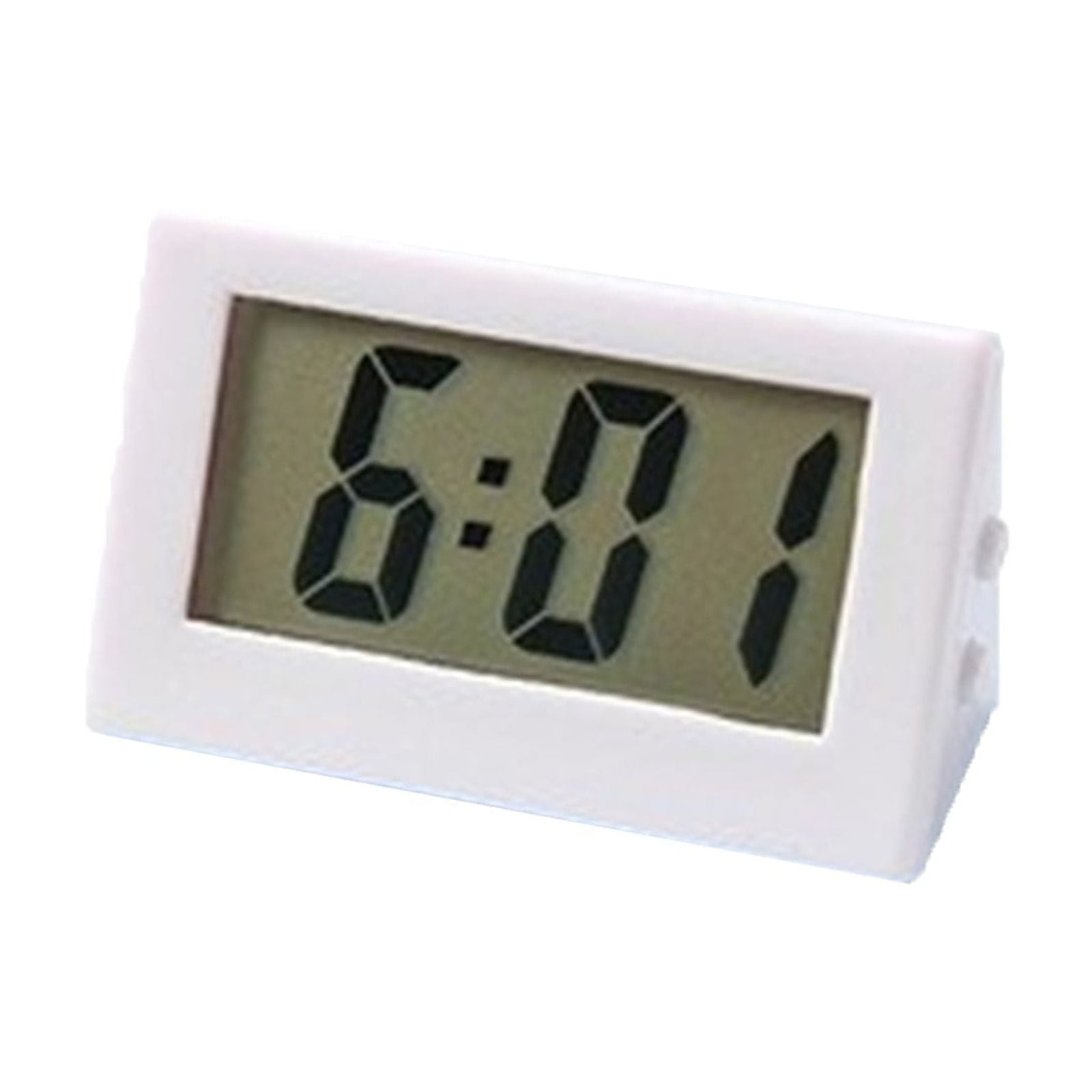 Mini Digital Desktop Clock with LCD Display, Compact Design for Home ...