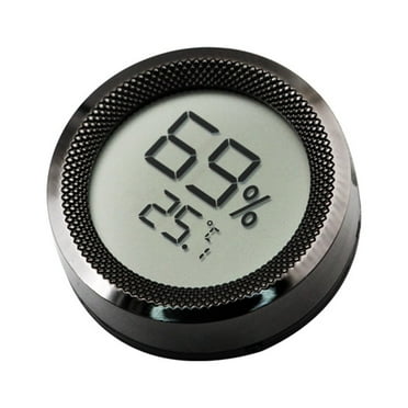 Mini Digital Display Cigar Humidor Hygrometer Thermometer Temperature Gauge for Humidors Cigar Jars Incubators