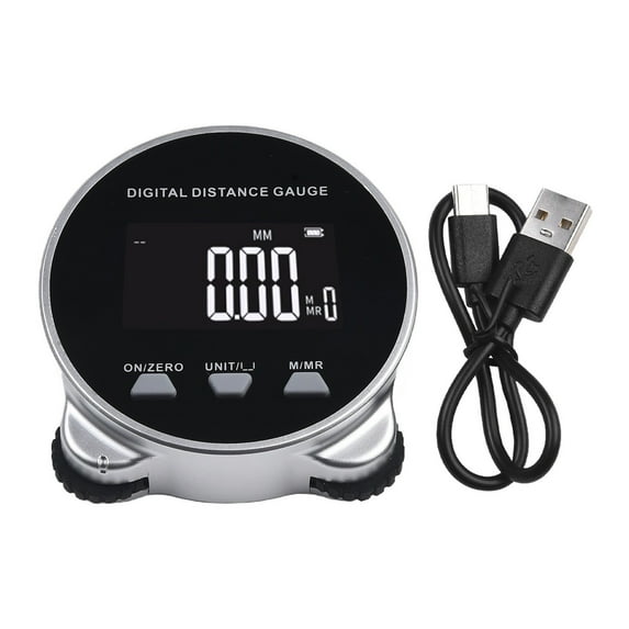 Mini Digital Display Roller Distance Meter 200m Straight Curve Measuring Ruler